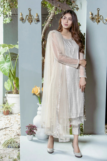 MAHNOOR MUJTABA | LUXURY PRET | SHIMMERY PEARL