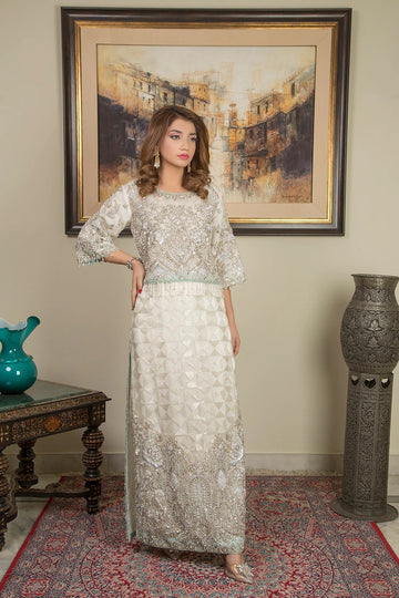 MAHNOOR MUJTABA | FORMALS | SILVER FANTASY