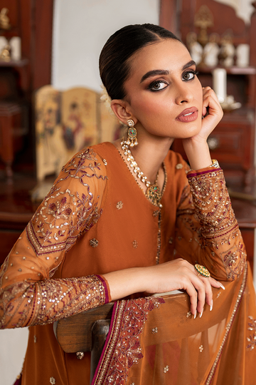 IZNIK | FORMALS | UE-287 EMBROIDERED NET