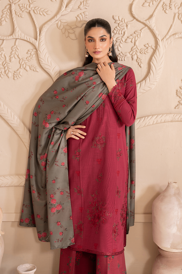 IZNIK | EXCLUSIVE WINTER | UE-299 EMBROIDERED KHADDAR