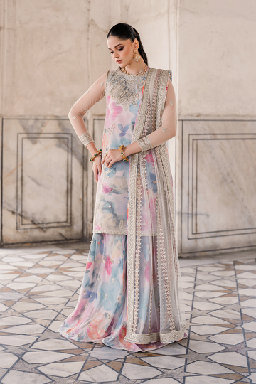 IZNIK | PRINTED FORMALS | UE-312 PRINTED GEORGETTE