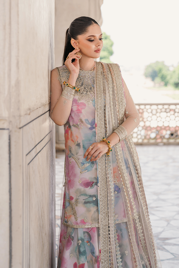 IZNIK | PRINTED FORMALS | UE-312 PRINTED GEORGETTE