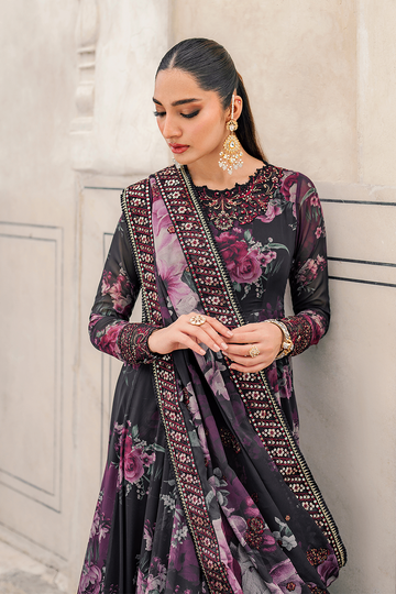 IZNIK | PRINTED FORMALS | UE-315 PRINTED CHIFFON