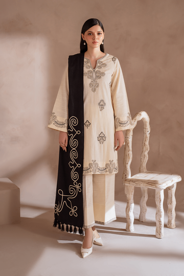 IZNIK | EXCLUSIVE WINTER | UE-361 EMBROIDERED KHADDAR