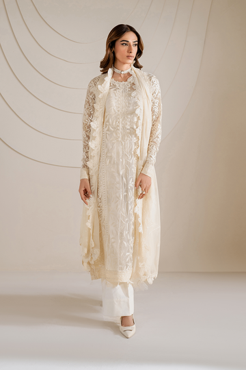 IZNIK | FORMALS | UE-391 EMBROIDERED CHIFFON