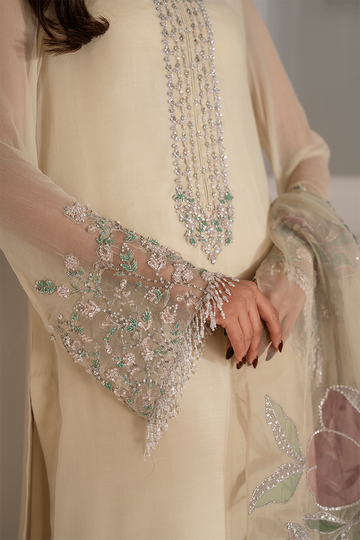IZNIK | FORMALS | UE-413 EMBROIDERED CHIFFON