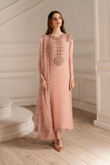 IZNIK | FORMALS | UE-479 EMBROIDERED CHIFFON