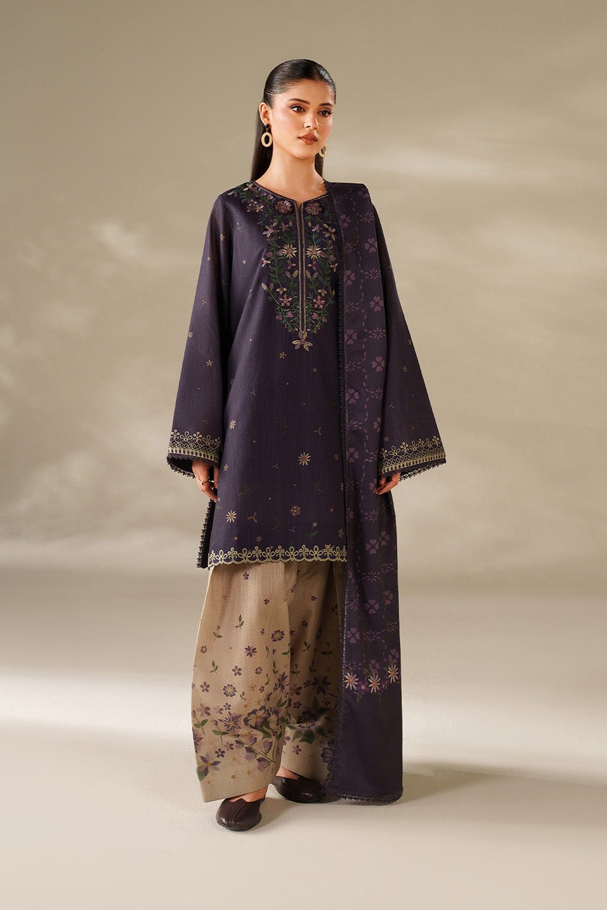 IZNIK | WINTER CHAPTER '25 | UE-568 PRINTED KHADDAR