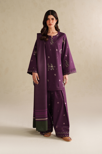 IZNIK | WINTER CHAPTER '25 | UE-576 EMBROIDERED KHADDAR