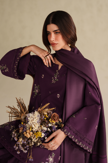 IZNIK | WINTER CHAPTER '25 | UE-576 EMBROIDERED KHADDAR