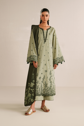 IZNIK | WINTER CHAPTER '25 | UE-578 EMBROIDERED KHADDAR