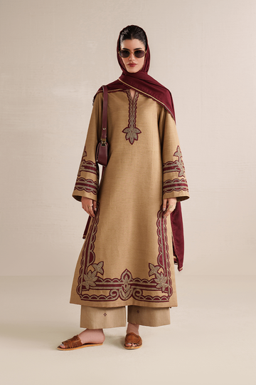 IZNIK | WINTER CHAPTER '25 | UE-583 EMBROIDERED KHADDAR
