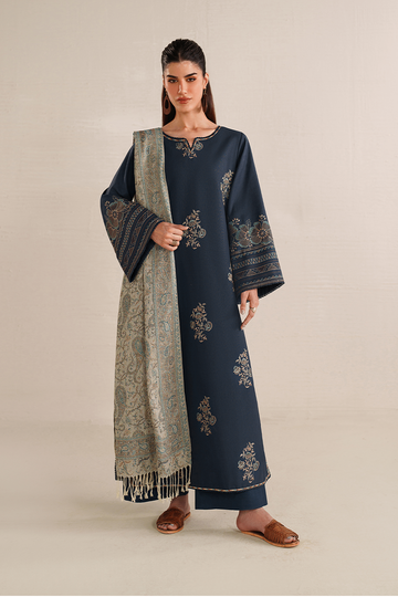 IZNIK | WINTER CHAPTER '25 | UE-586 EMBROIDERED KHADDAR