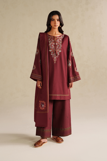 IZNIK | WINTER CHAPTER '25 | UE-588 EMBROIDERED KHADDAR