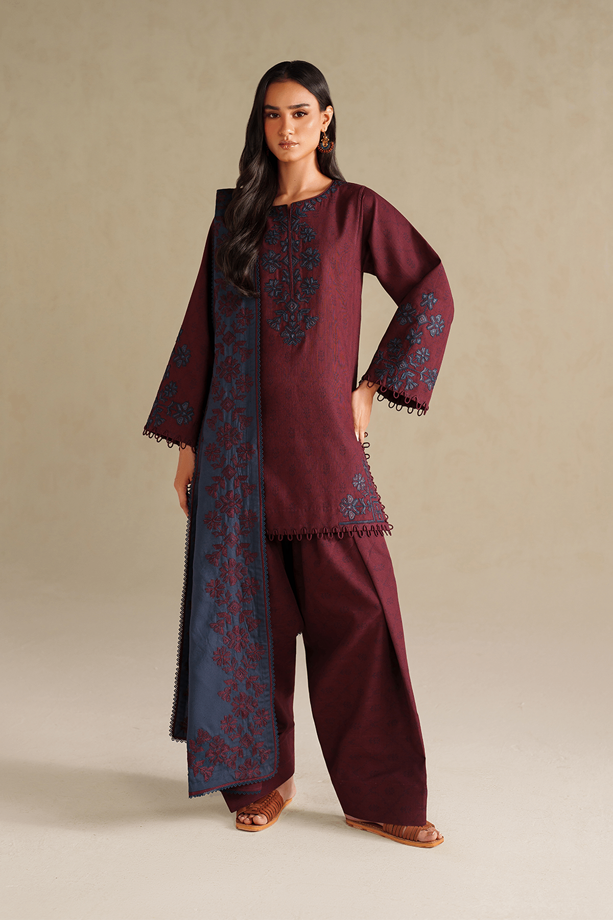 IZNIK | WINTER CHAPTER '25 | UE-592 PRINTED KHADDAR