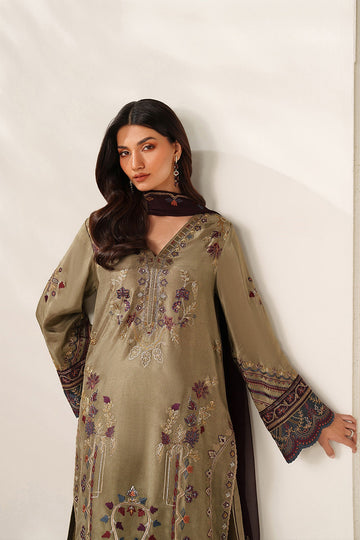 IZNIK | FORMALS | UE-614 EMBROIDERED RAMEN SILK