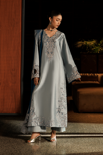 IZNIK | FESTIVE FORMALS ’26 | UE-717 EMBROIDERED JACQUARD SHEESHA SILK