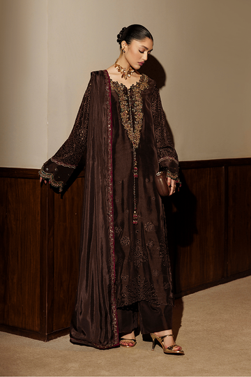 IZNIK | FESTIVE FORMALS ’26 | UE-721 EMBROIDERED RAMEN SILK