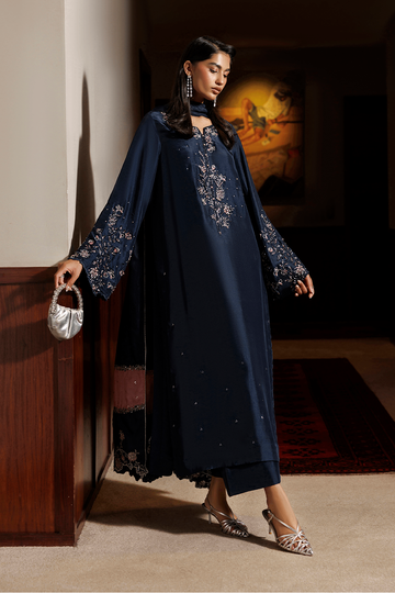 IZNIK | FESTIVE FORMALS ’26 | UE-723 EMBROIDERED RAMEN SILK