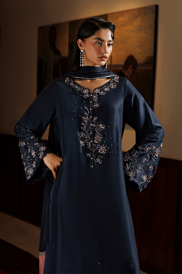 IZNIK | FESTIVE FORMALS ’26 | UE-723 EMBROIDERED RAMEN SILK