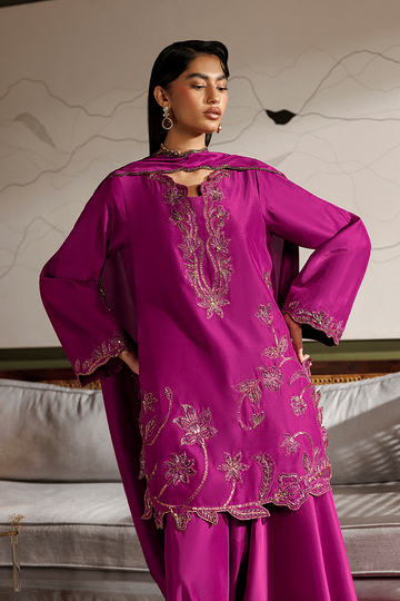 IZNIK | FESTIVE FORMALS ’26 | UE-724 DYED RAMEN SILK
