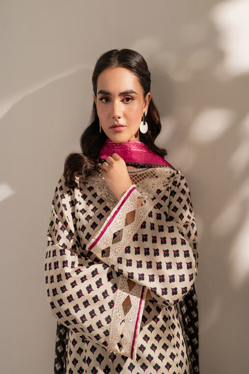 BAROQUE | EMBROIDERED PRINTED VISCOSE UF-4050