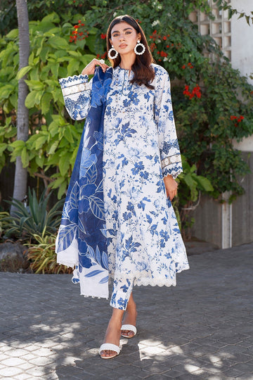 BAROQUE | EMBROIDERED PRINTED LAWN UF-4068