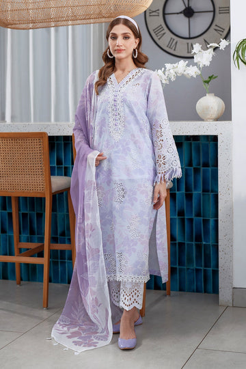 BAROQUE | EMBROIDERED PRINTED LAWN UF-4073
