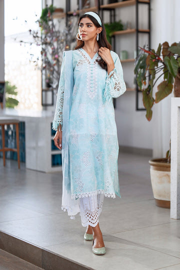 BAROQUE | EMBROIDERED PRINTED LAWN UF-4074