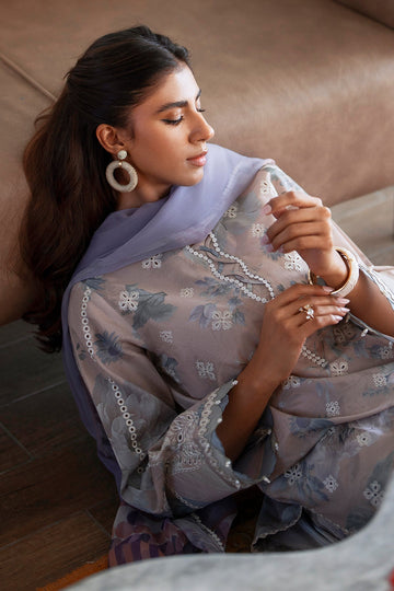 BAROQUE | EMBROIDERED PRINTED LAWN UF-4079