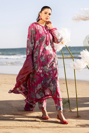 BAROQUE | EMBROIDERED PRINTED LAWN UF-4086