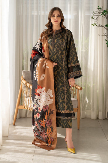 BAROQUE | EMBROIDERED PRINTED LAWN UF-4094