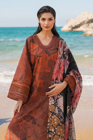 BAROQUE | EMBROIDERED PRINTED LAWN UF-4113