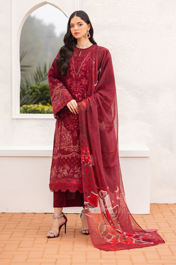 BAROQUE | EMBROIDERED PRINTED LAWN UF-4150