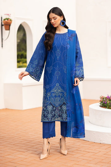 BAROQUE | EMBROIDERED PRINTED LAWN UF-4152