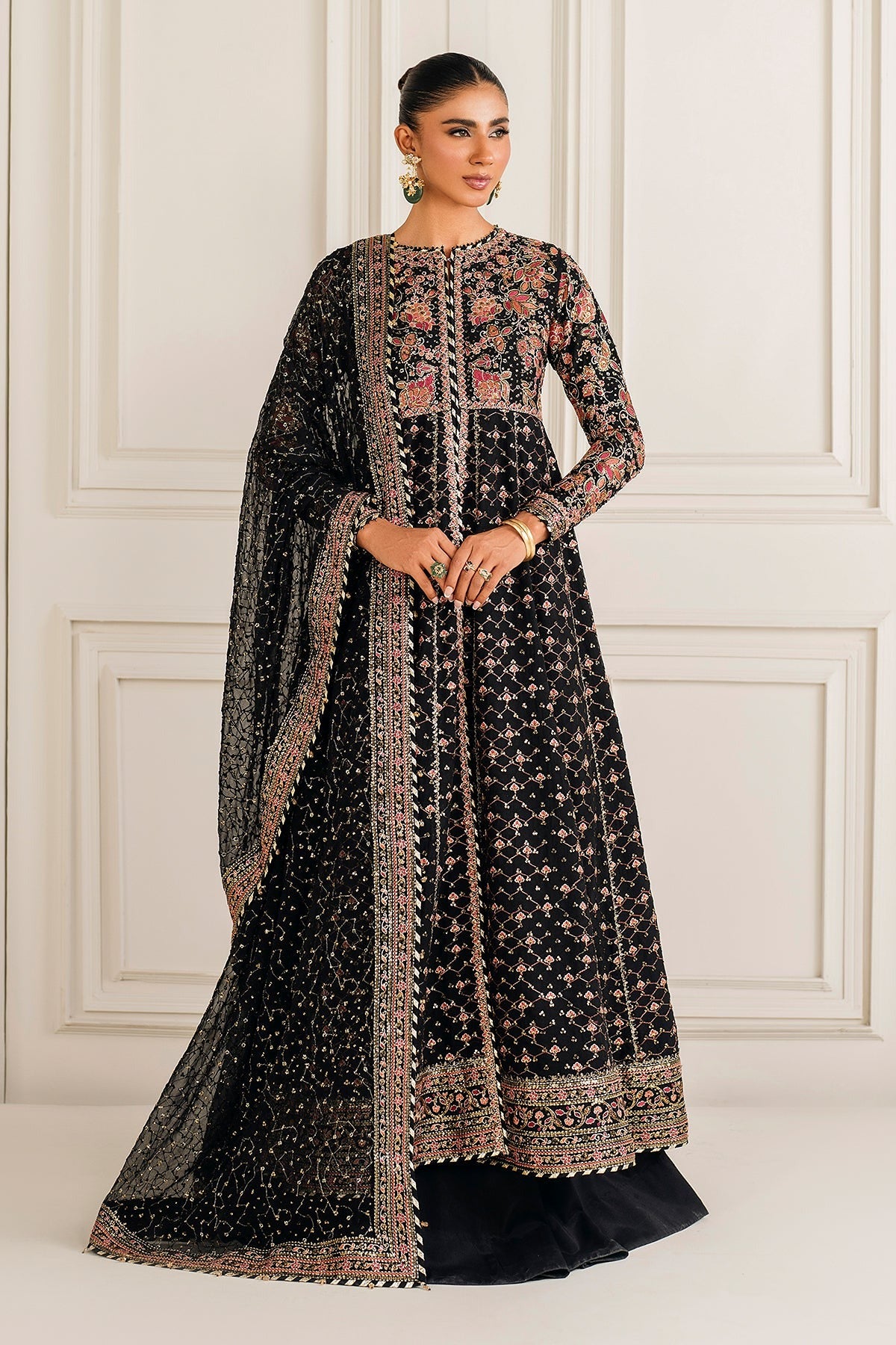 BAROQUE | EMBROIDERED CHIFFON UF-4156