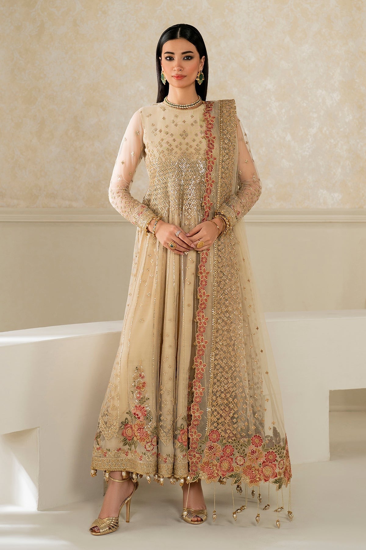 BAROQUE | EMBROIDERED NET UF-4159