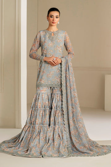 BAROQUE | EMBROIDERED CHIFFON UF-4165