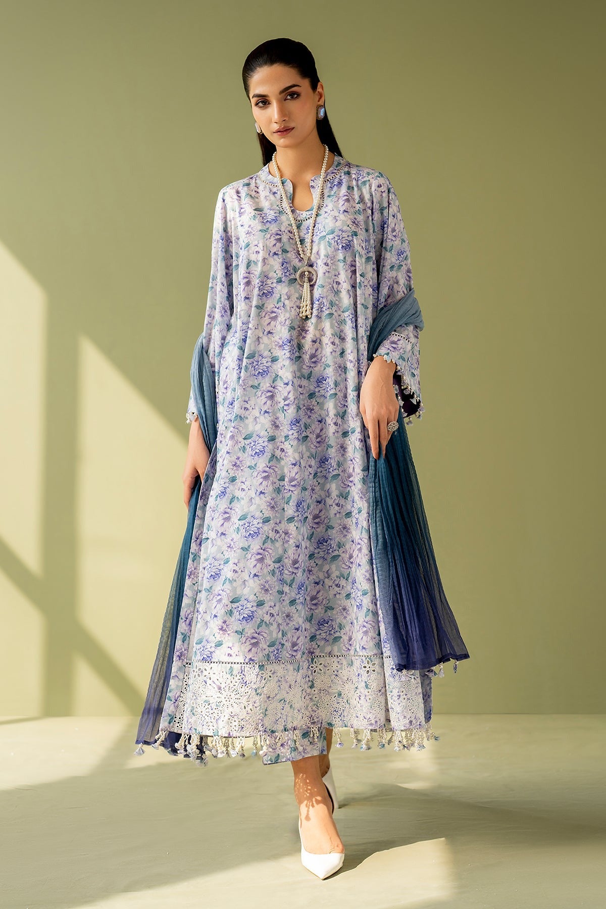 BAROQUE | EMBROIDERED PRINTED LAWN UF-4167