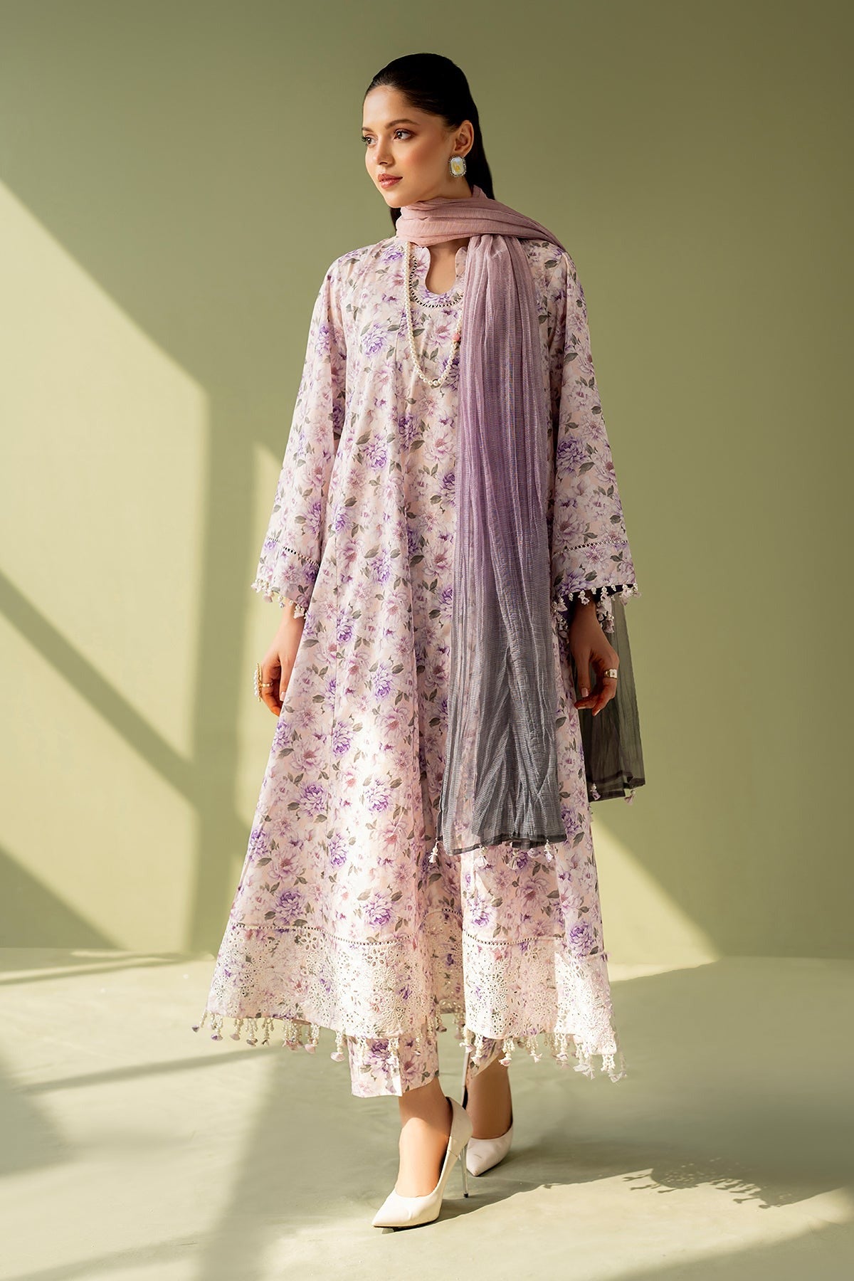 BAROQUE | EMBROIDERED PRINTED LAWN UF-4168