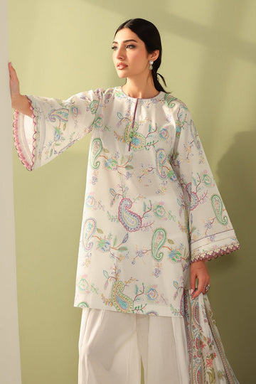 BAROQUE | EMBROIDERED PRINTED LAWN UF-4179