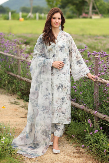 BAROQUE | EMBROIDERED PRINTED LAWN UF-4231