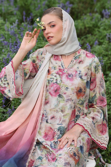 BAROQUE | EMBROIDERED PRINTED LAWN UF-4234
