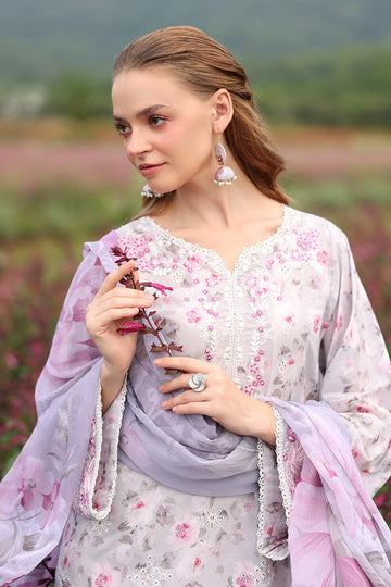 BAROQUE | EMBROIDERED PRINTED LAWN UF-4238