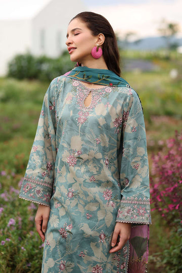 BAROQUE | EMBROIDERED PRINTED LAWN UF-4239