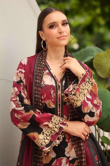 BAROQUE | EMBROIDERED PRINTED LAWN UF-4255