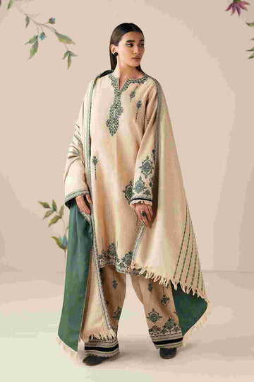 BAROQUE | EMBROIDERED KHADDAR UF-4305