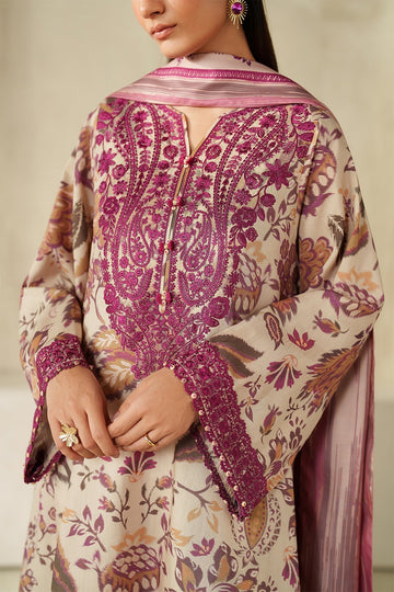 BAROQUE | EMBROIDERED KHADDAR UF-4329