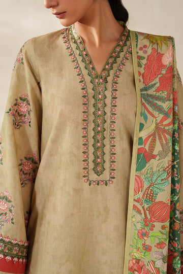 BAROQUE | EMBROIDERED KHADDAR UF-4342