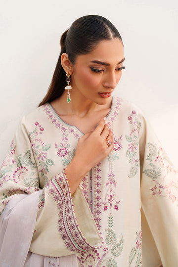BAROQUE | EMBROIDERED RAW SILK UF-4385